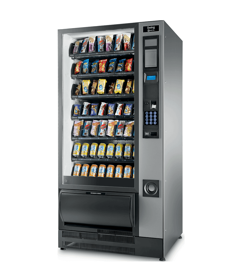 distributeur de snacks Necta Swing, de face