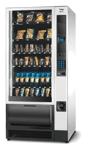 distributeur de snacks Necta Tango, de face