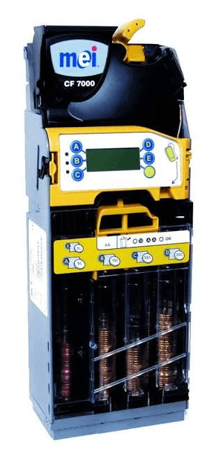 monnayeur rendeur MEI CashFlow 7900, de face